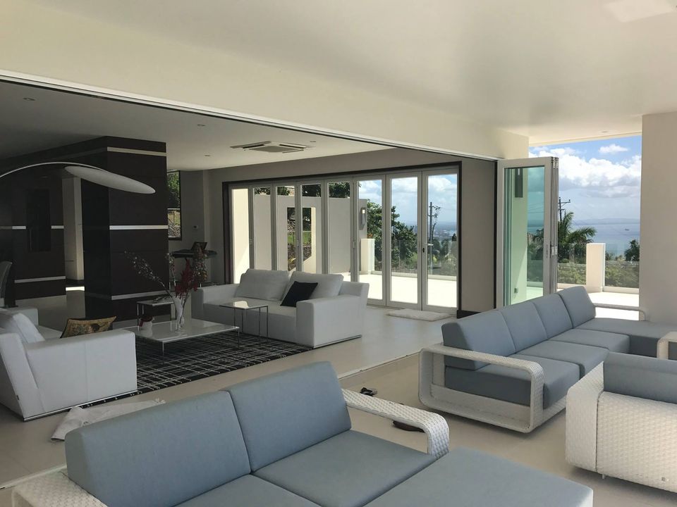 White Bi Folding Doors